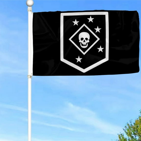 Bayyon Marine Raiders Flag Banner with Grommets 3x5Feet Man cave Decor 2