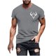 thumbnail image 1 of Camisetas de Manga Corta para Hombre Imprimir Deportes de Manga Corta Cuello Redondo Blusa Algodón Poliéster, Nueva Moda Casual Camiseta para Hombres, 1 of 5