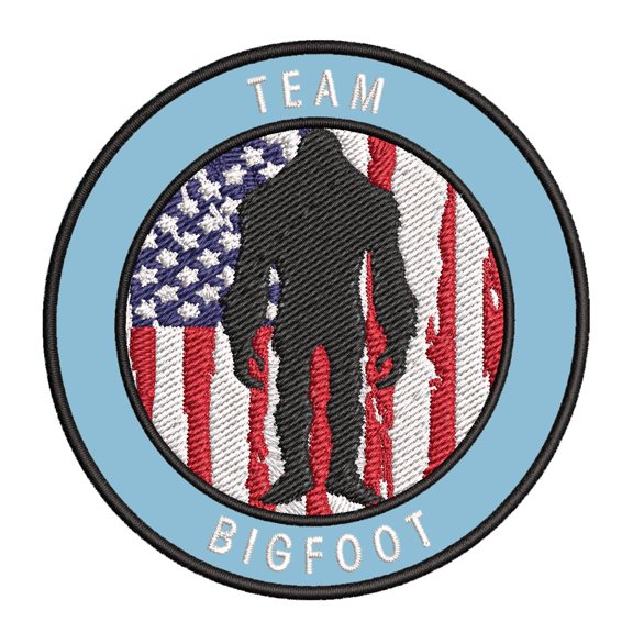 Sasquatch Sighting 3.5" Iron On Or Sew On Embroidered Fabric Badge Patch Unexplained Mysteries Iconic Series