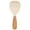 Beige, variant on Silicone Rice Paddle Spoon with Wood Handle, Rice and Potato Servers, Standing Silicone Rice Spoon Paddle, Nonstick Standing Rice Cooker Spatula Kitchen Tool, 1 Pcs, 8.27x3.14"
