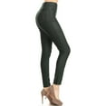 thumbnail image 2 of Jvini Women's High Waist Color Jeggings Pull On Stretch Skinny Pants Inseam 29" Sizes S-3XL, 2 of 5
