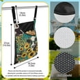 thumbnail image 6 of ZIATUBLE Sunflower Cow Clothespin Holder Bag Leopard Print Clothespin Storage Bag Machine Washable Hanging Pantry Organizer for Storage Bags for Home Outdoor Supply, 6 of 7