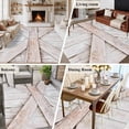thumbnail image 6 of Farm Door Washable Living Room Rugs 5'x8', Village Beige Wood Plank Farmhouse Door Low Pile Throw Large Area Rug Non-Slip Sturdy Edge Binding Carpet for Living Room Kitchen Office, 6 of 9