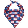 thumbnail image 1 of American Flag Pattern Triangle Bibs,Summer Softy Polyester Neckerchief for Cats Dogs Bandanas,Washable Square Kerchief,Festival Birthday Decor Accessories, 1 of 4