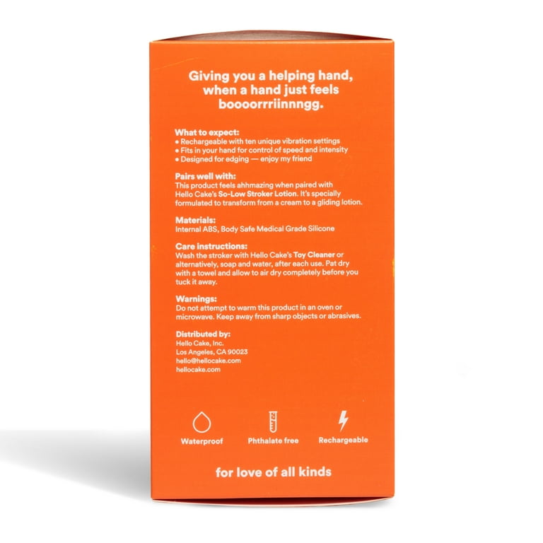 Hello Cake Vibrating Stroker, Rechargeable Intimate Massaging Masturbator  for Men - Walmart.com