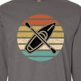 thumbnail image 4 of Inktastic Kayaking Retro Kayak Boating Long Sleeve T-Shirt, 4 of 5
