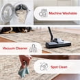 thumbnail image 2 of nuLOOM Davi Faded SplashGuard Machine Washable Area Rug, 6', Round, Davi Stone, 2 of 18