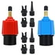 thumbnail image 4 of Adaptador de válvula de tabla de paddle convertidor de bomba de aire de kayak con 4 boquillas (azul) Tmvgtek Deportes acuáticos, 4 of 7