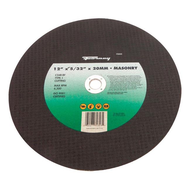 14" by 5/32" C24RBF Type 1 High Speed Masonry w/20MM Arbor Chop Saw