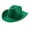 Green, variant on Plain Cowgirl Hat Plain Cowboy Hats For Women To Decorate Bachelorette Party Hat Felt Cowboy Hat Adjustable Drawstring