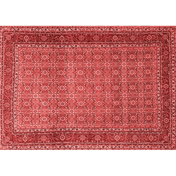 Ahgly Company Indoor Rectangle Persian Red Traditional Area Rugs, 6' x 9'