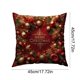 thumbnail image 3 of xihome Fundas de almohada navideñas de 45x45 cm (juego de 2). Fundas decorativas de felpa suave de corte corto con cremallera oculta. Ideales para la sala de estar., 3 of 6