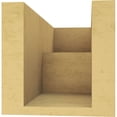 thumbnail image 4 of 5"W x 10"D x 5"H Wide Chapel Hill Rough Cedar Woodgrain TimberThane Corbel, Primed Tan, 4 of 6