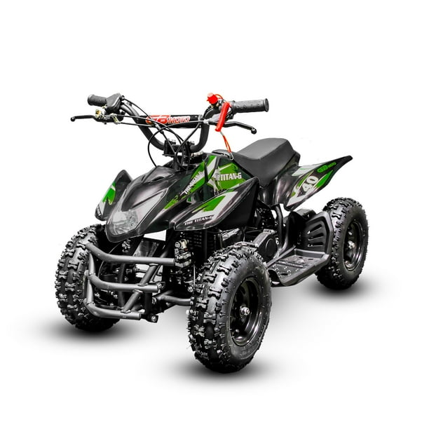 40CC 4Stroke Gas Power ATV Off Road Mini Quad Titan for Kids, Green