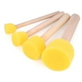 thumbnail image 7 of CCOCC 20pcs Stencil Sponge Brushes DIY Painting Sponges Children Drawing Craft Brushes with Wood Handle, 7 of 7