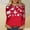 Multicolor, variant on asdoklhq Mock Neck Sweatshirt Women Christmas Women's Fashion Tees Casual Round Neck Loose T Shirt Long Sleeve Christmas Print Shirt Multicolor 3X