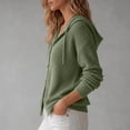 thumbnail image 7 of Axdhxbd Hollow Out Hooded Cardigan Sweater for Women Button Up Open Front Sweaters Loose Fit Lightweight Long Sleeve Crochet Sweaters M, 7 of 7