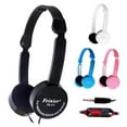 thumbnail image 2 of Trayknick Retractable Foldable Over-ear Headphone Headset with Mic Stereo Bass for Kids, 2 of 11