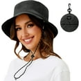 thumbnail image 1 of czcpp-Waterproof Bucket Hat Women Packable Outdoor Fishing Hat Lightweight Men UV Protection Summer Sun Hat, 1 of 4