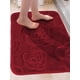 thumbnail image 1 of 1pc Purple Velvet Rose Embossed Doormat, 1 of 4
