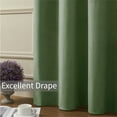 thumbnail image 5 of PHOENIGON Velvet Solid Color Metal Grommets Room Darkening Curtain Panels (Set of 2 ), 5 of 13