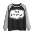 thumbnail image 5 of 2023 Chandail en Molleton Mode pour Femmes 50 % de Réduction Liquidation T-shirt Imprimé Manches Longues Blouse Col Rond Hauts Décontractés Chandail en Molleton, 5 of 5