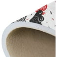 thumbnail image 2 of Coolnut 31x 20 Inch Area Rug, Carpet Roosters Doormat for Hardwood Floor Entrance Living Room Bedroom 2'7" x 1'8", 2 of 6