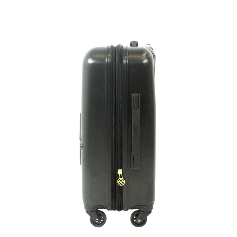 Macbeth Collection Take me Away 21in Rolling Luggage Suitcase Black Walmart