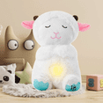 thumbnail image 2 of Peluche De Cordero Con Musica Y Luces Regalos Para Niño Bebe Xtellar blanco, 2 of 3