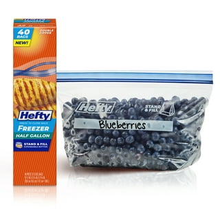 Ziploc® Heavy Duty Freezer Bags, 7 x 8, Quart Size (38/Bx)