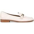 thumbnail image 2 of Naturalizer Women's Sawyer Loafers Satin Pearl Beige Leather 9W, 2 of 5