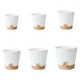 thumbnail image 3 of 6x Macetas de autorriego Cola con orificios de drenaje Maceta de 8/7/6.5/6/5.5/5 pulgadas Blanco Macetas de autorriego, 3 of 8
