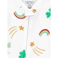 thumbnail image 3 of Carter's Child of Mine Baby and Toddler St Patrick's Pajama, One-Piece, Sizes 12M-5T, 3 of 5
