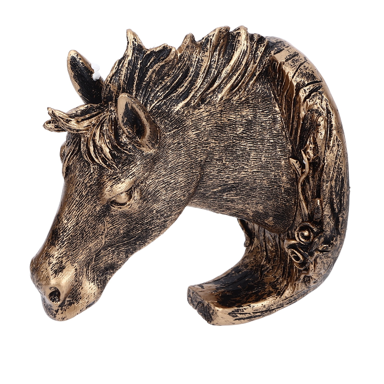 Mgaxyff Horse Wall Key Holder Horse Head Wall Hook Antique Gold Horse Head Wall Hanger Resin Animal Horse Head Clothes Coat Hook For Living Room Bathroom Kitchen Decoration Walmart