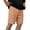 Khaki, variant on Besolor Men's Shorts Summer Lightweight Casual Thin Breathable Elastic Waist Drawstring Workout Running Knee Length Shorts with Pocket(X-Large,White)