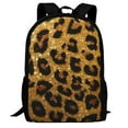 thumbnail image 5 of Lafuoo Golden Leopard Glitter Pattern Large Capacity Backpack, Durable Adjustable Straps Campus, Travel, Work Computer Backpack, Unisex-One Size, 5 of 7