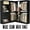 Black, variant on Homieasy 95"-132"Closet System With Drawers & Shelves Corner Closet,Freestanding Wardrobe Organizer, DIY Custom Storage for Bedroom, Living Room, Sets of 3,White