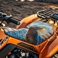 thumbnail image 4 of Uorisanigo ATV Seat Cover Non-Slip Seat Pad Cover Breathable Vintage US Flag Eagle Motorcycle Seats Covers Waterproof Polyester Material Protection Car Accessories, 4 of 7