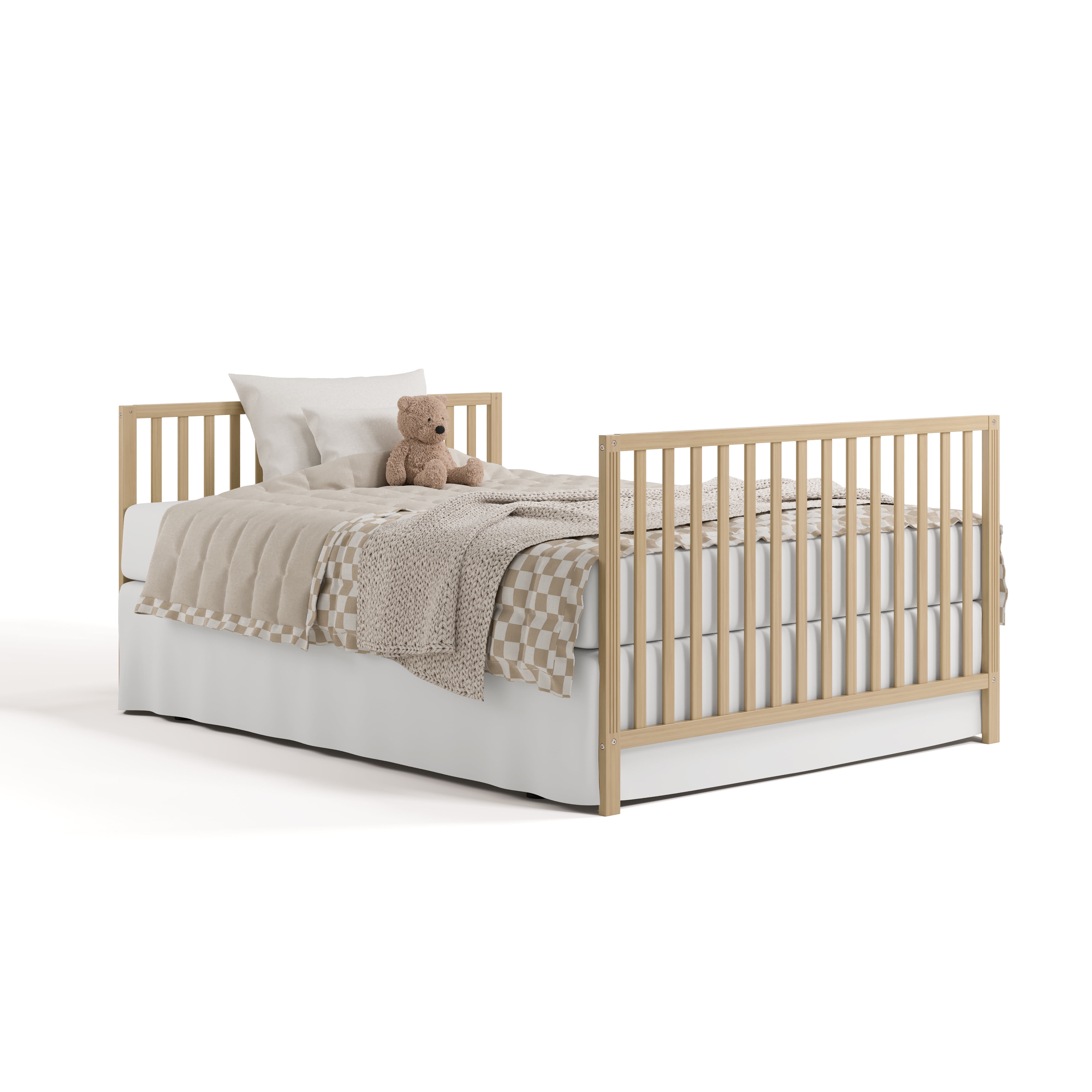 Storkcraft Morningside 5-in-1 Convertible Baby Crib, Driftwood