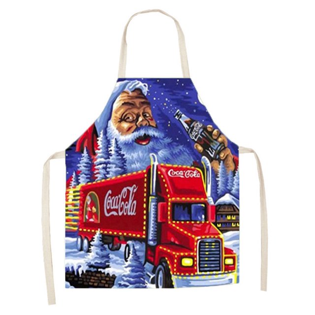 Delantal Lino Estampado Cola 68X55Cm Likrtyny Arte Deco