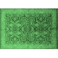 thumbnail image 1 of Ahgly Company Indoor Rectangle Oriental Emerald Green Industrial Area Rugs, 2' x 4', 1 of 4