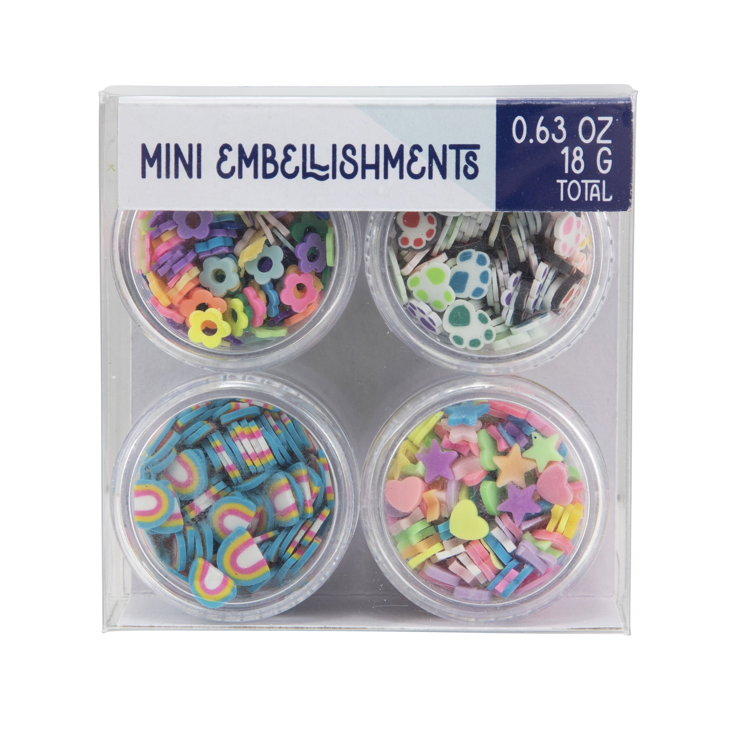 (3 pack) Sulyn 0.63oz Embellishment Mixes- Let's Paw-Ty Theme, Plastic Container