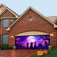 thumbnail image 1 of Halloween Garage Banners Exquisite Craftsmanship And Colors Create A Great Holiday Decoration For An Unparalleled Joyous Experience!, 1 of 4