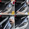 thumbnail image 4 of 2 uds 30cm coche DRL Flexible impermeable faro LED tira Universal Auto faros RGB señal de giro luces de flujo de freno amarillo, 4 of 5