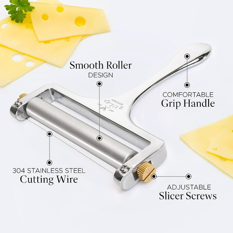 Dropship Cheese Slicer With Wire And Board Stainless Steel Slicer