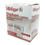 25 mg. Diphen Caplets– Antihistamine – 100 Count - compared to Benadryl (MS-71145)