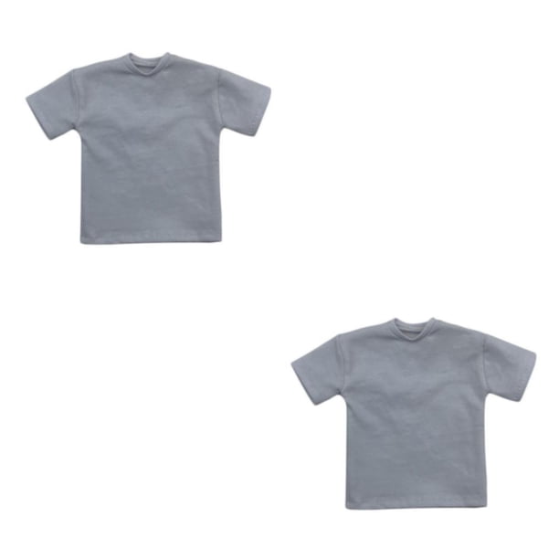 Bewildely 1/6 Scale Green Long Sleeve T-Shirt Action 12'' for Male Body Figure Toy Hot 2piezas Blanco 12 pulgadas