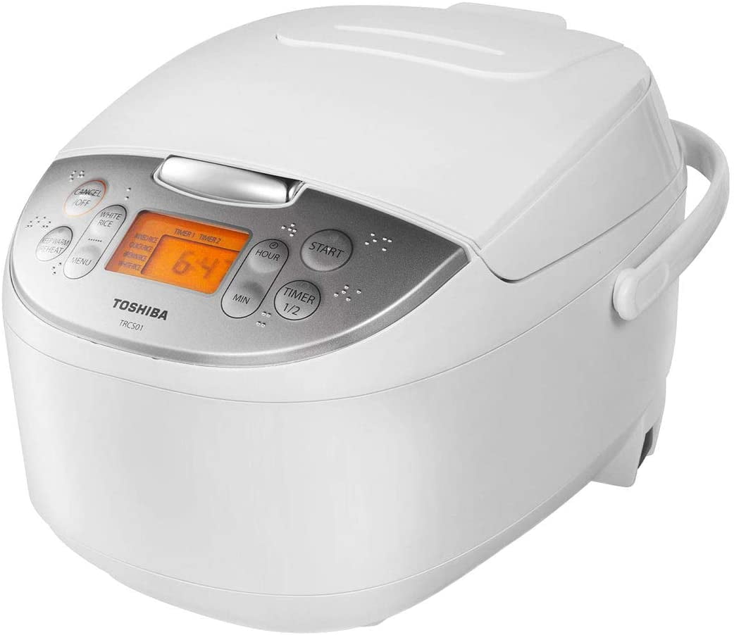Toshiba TRCS01 Cooker 6 Cups Uncooked (3L) with Fuzzy Logic and One