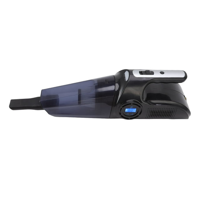 Aspiradora Portátil, Inflador De Neumáticos Con Filtro Lavable, Recogedor De Polvo Portátil, Pantalla Digital Ligera Con Bolsa Para El Polvo Para El Hogar