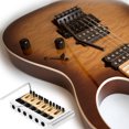 thumbnail image 1 of HEATSHAKING Pont Rigide en Cuivre Durable pour Guitare Électrique avec Outils d'Installation et Hauteur Réglable, 1 of 6
